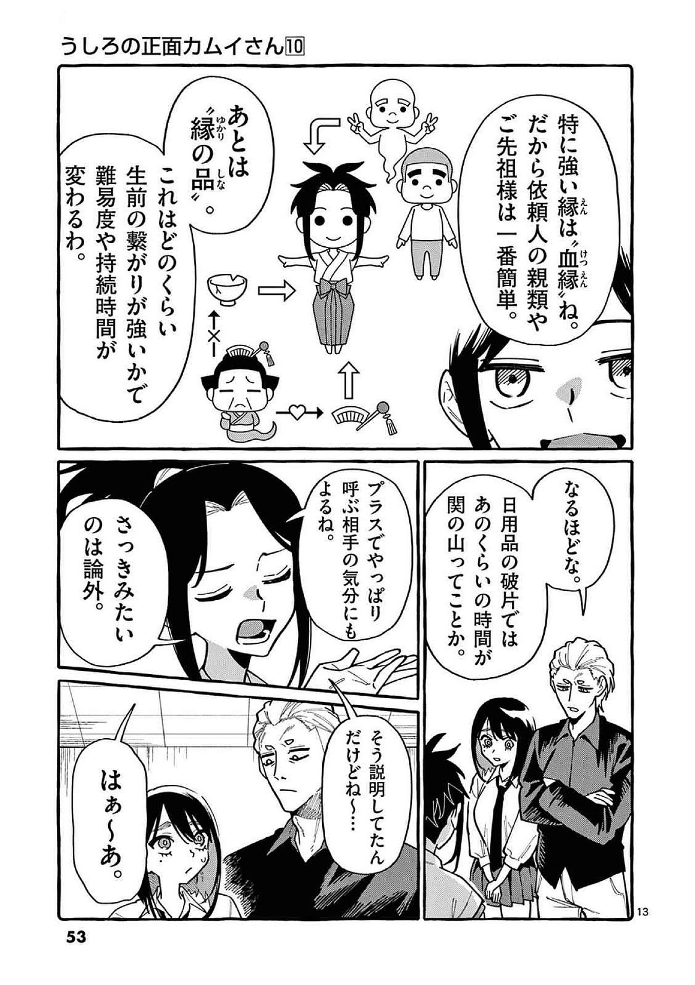 うしろの正面カムイさん 第92話 - Page 13