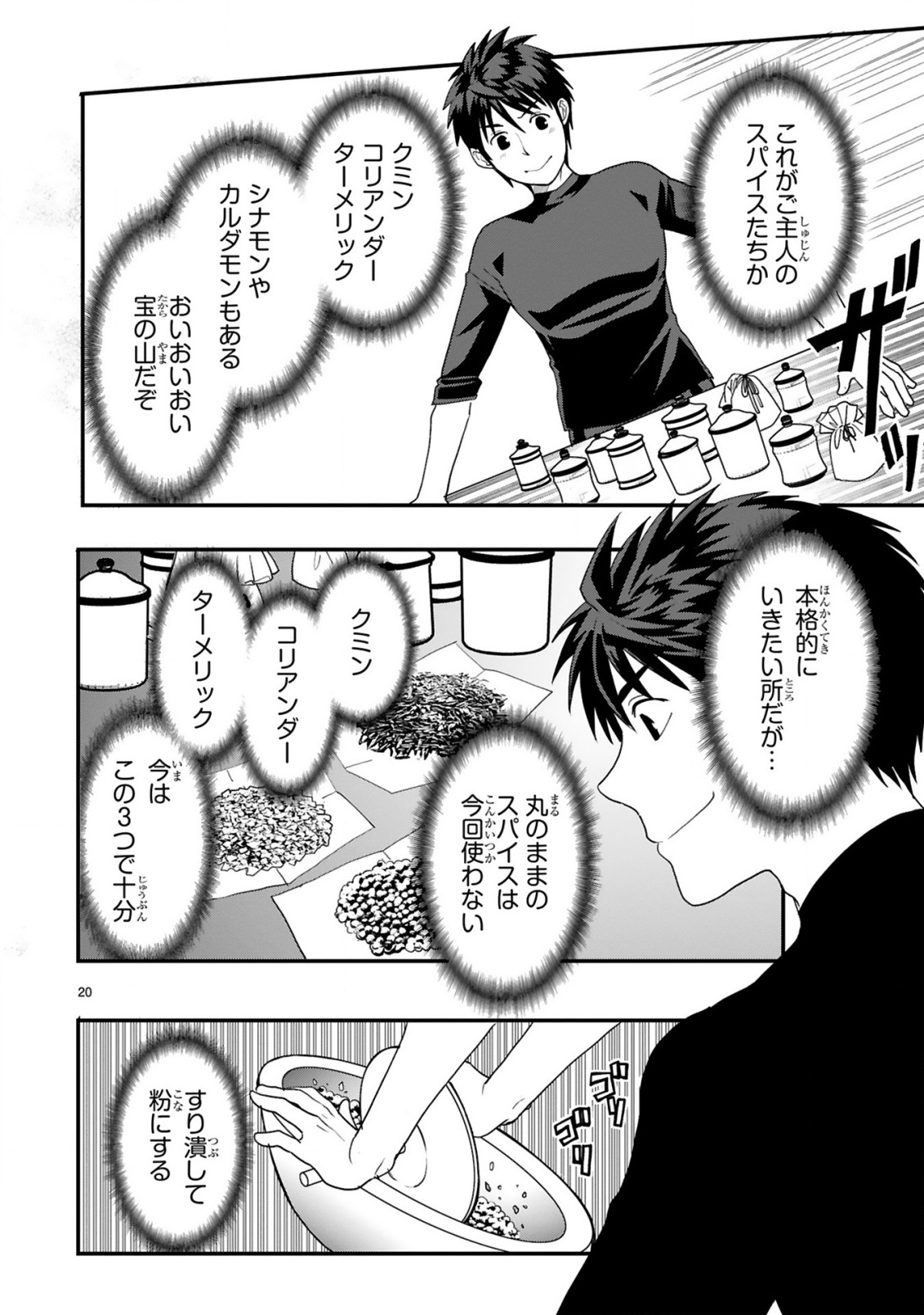 カレーを楽しんでいただけなのにいつのまにか最強プレイヤーになっていました 第1話 - Page 20
