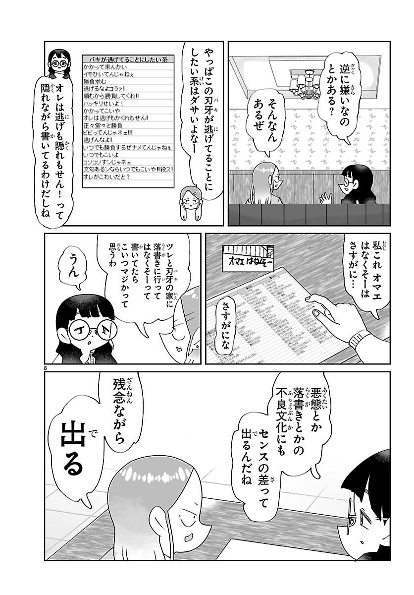バキのわ!～バキを語る女子高校生たち～ 第8話 - Page 8
